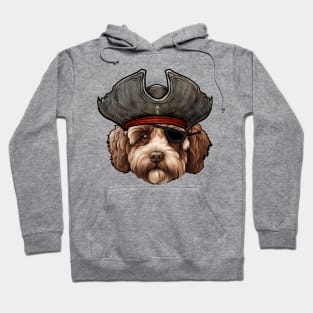 Funny Pirate Lagotto Romagnolo Dog Hoodie